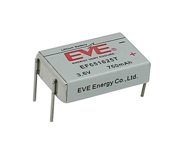 Bild von E.V.E. EF651625T LTC-7PN Lithium 3,6V 750mAh