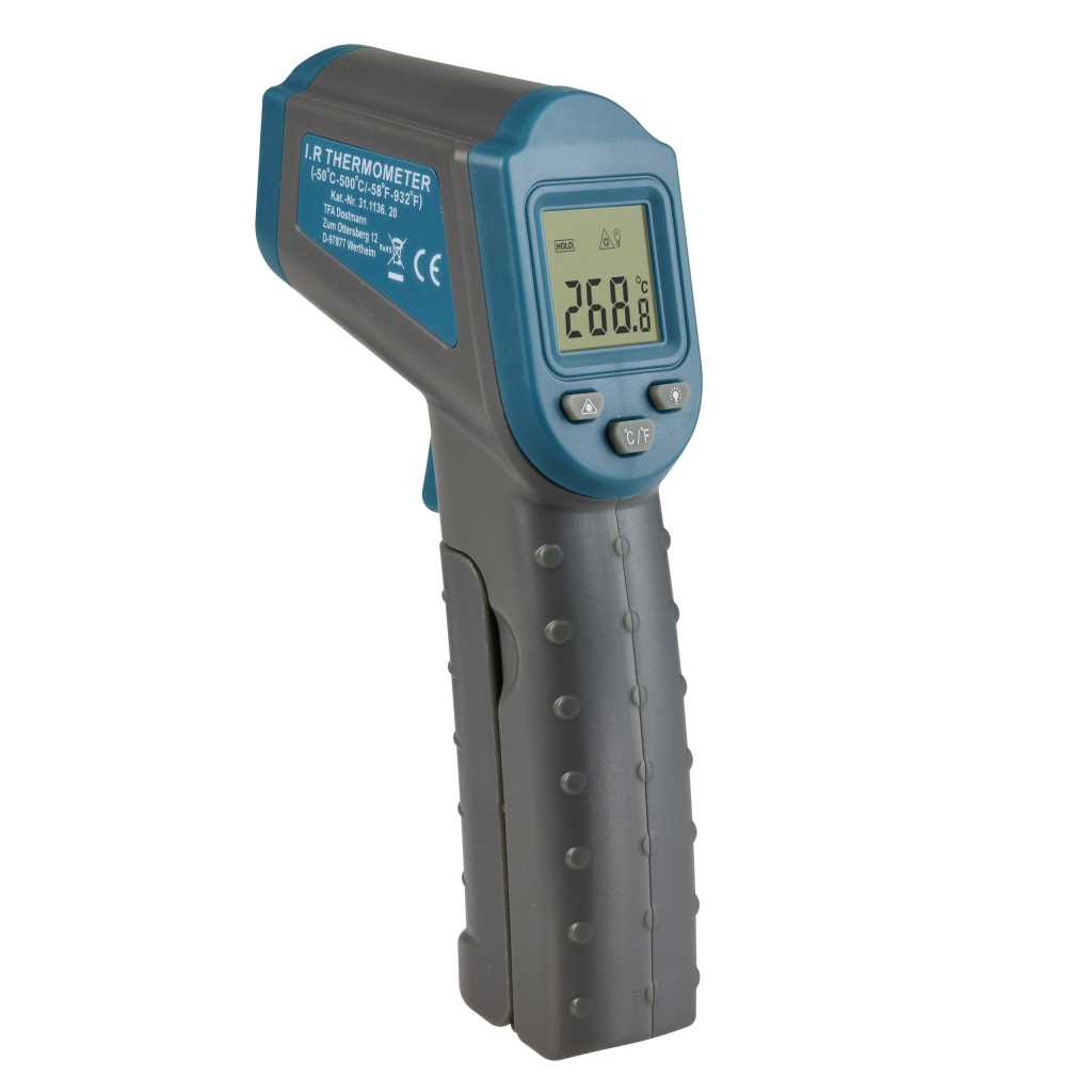 BLITZ-VERSAND ✅ Infrarot Thermometer *OVP NEU* MIT BATTERIEN 