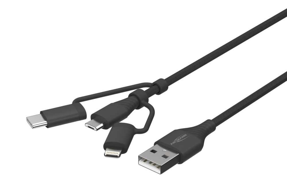 Bild von Ansmann USB-Kabel 3-in-1 1700-0136