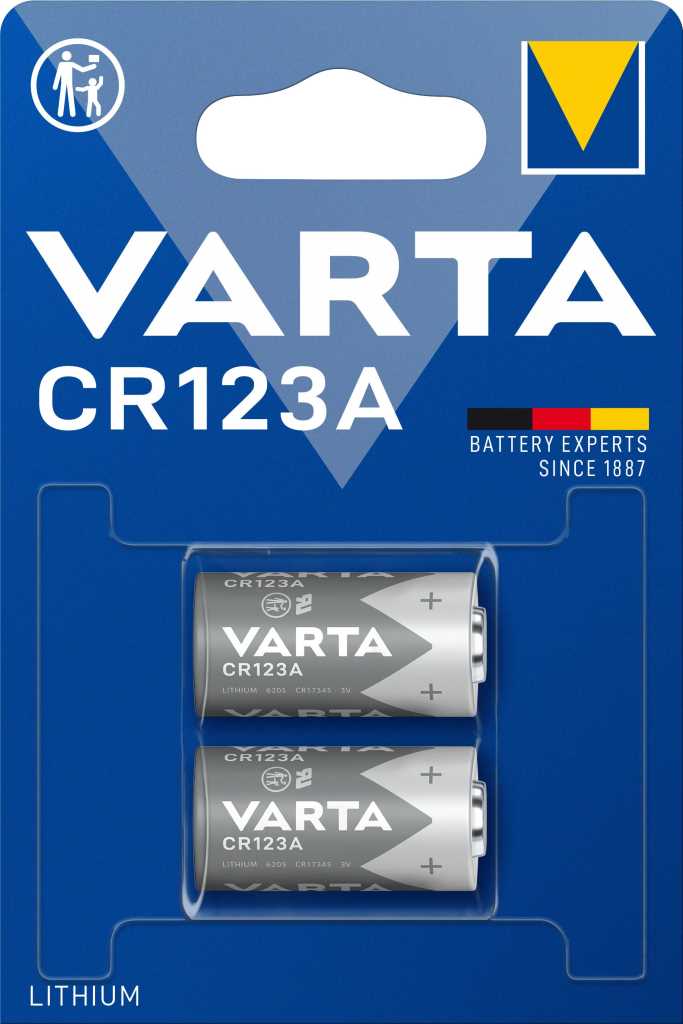 Bild von Varta 6205 Lithium CR123A  2er Blister