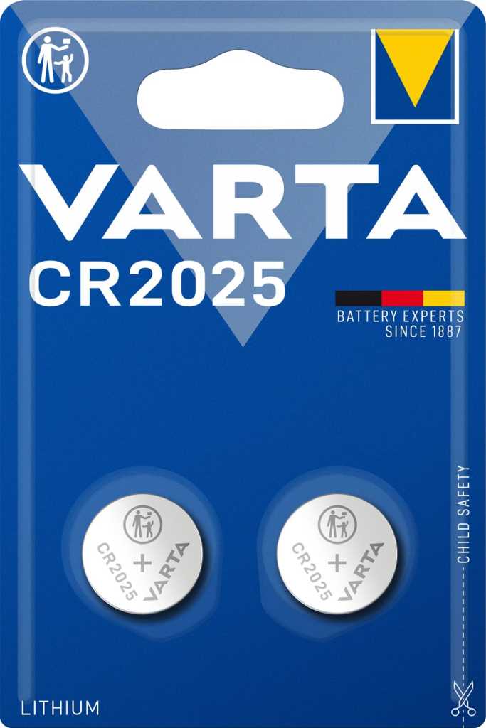 Bild von Varta Electronics 6025 CR2025 2er Blister