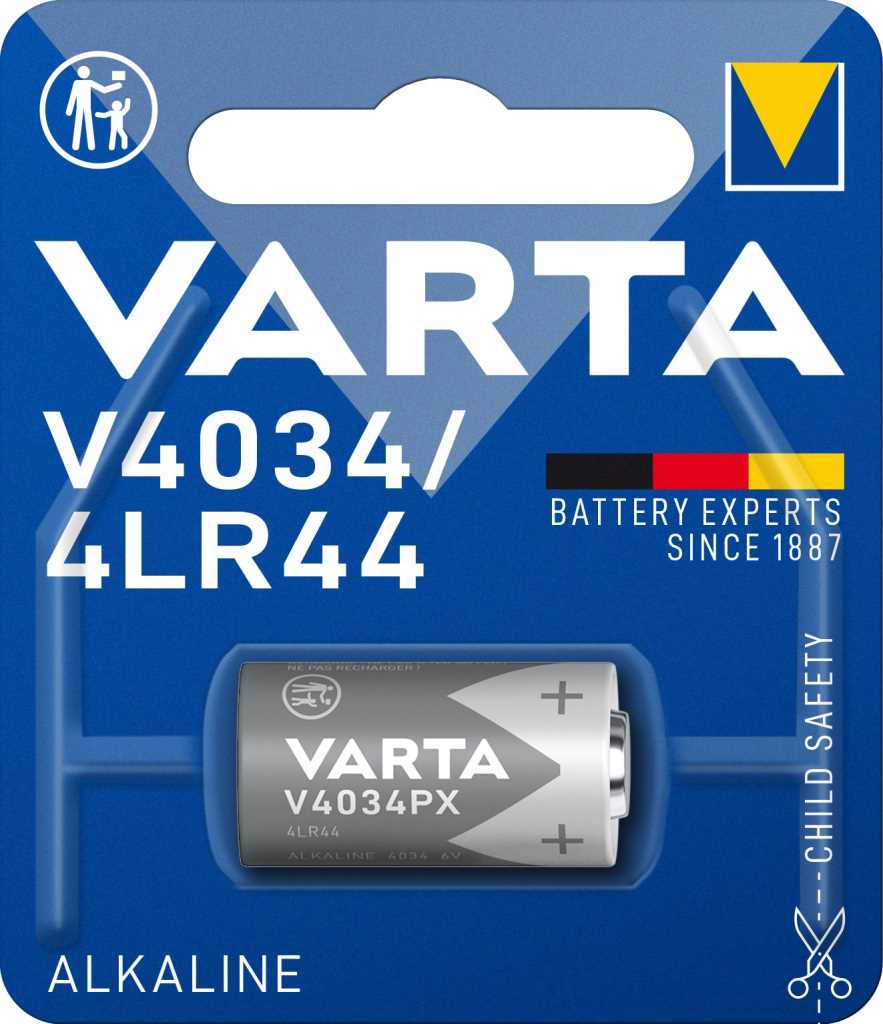 Bild von Varta Electronics 4034 V4034PX 4LR44