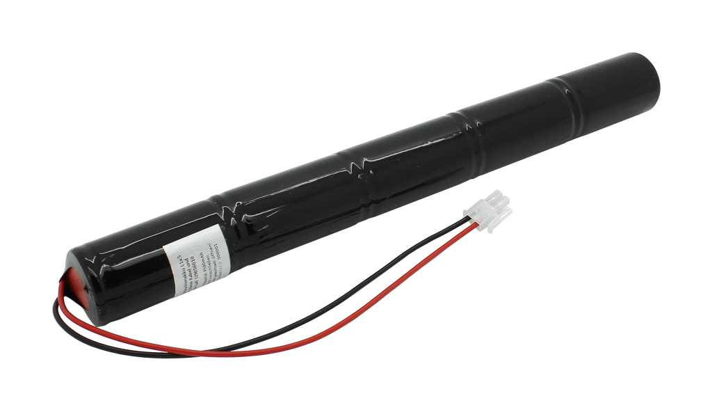 Bild von Notleuchtenakku NiCd 6,0V 4500mAh L1x5 Mono D mit 230mm Kabel und Stecker ersetzt Saft 329056010