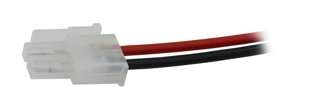 Bild von Notleuchtenakku NiCd 6,0V 4500mAh L1x5 Mono D mit 230mm Kabel und Stecker ersetzt Saft 329056010