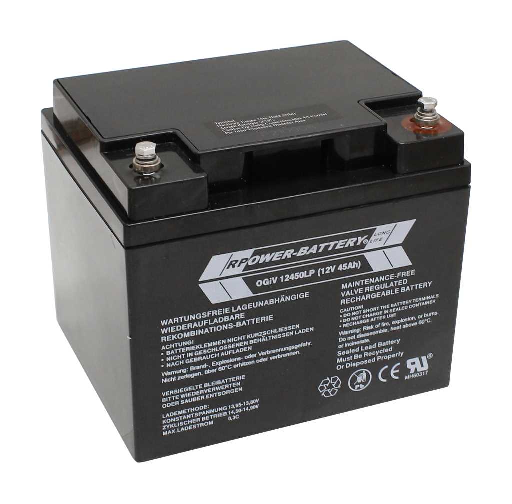 Batterien OGIV12450LP  AGM Batterie 12V 45Ah