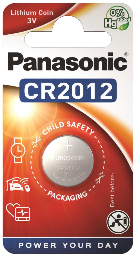 Bild von Panasonic Lithium Power CR2012