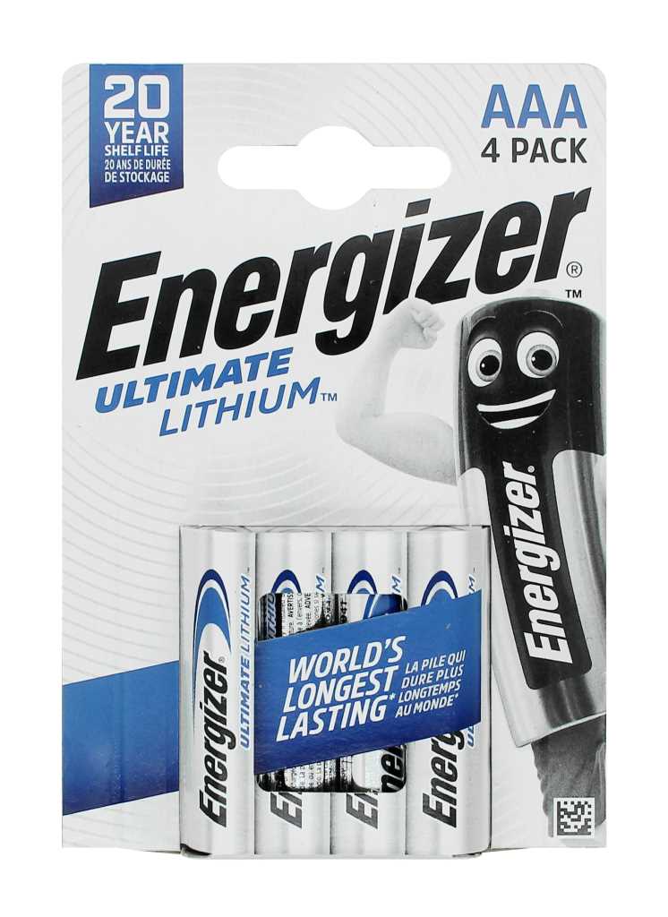 Bild von Energizer Ultimate Lithium L92 Micro 1,5V 4er-Blister