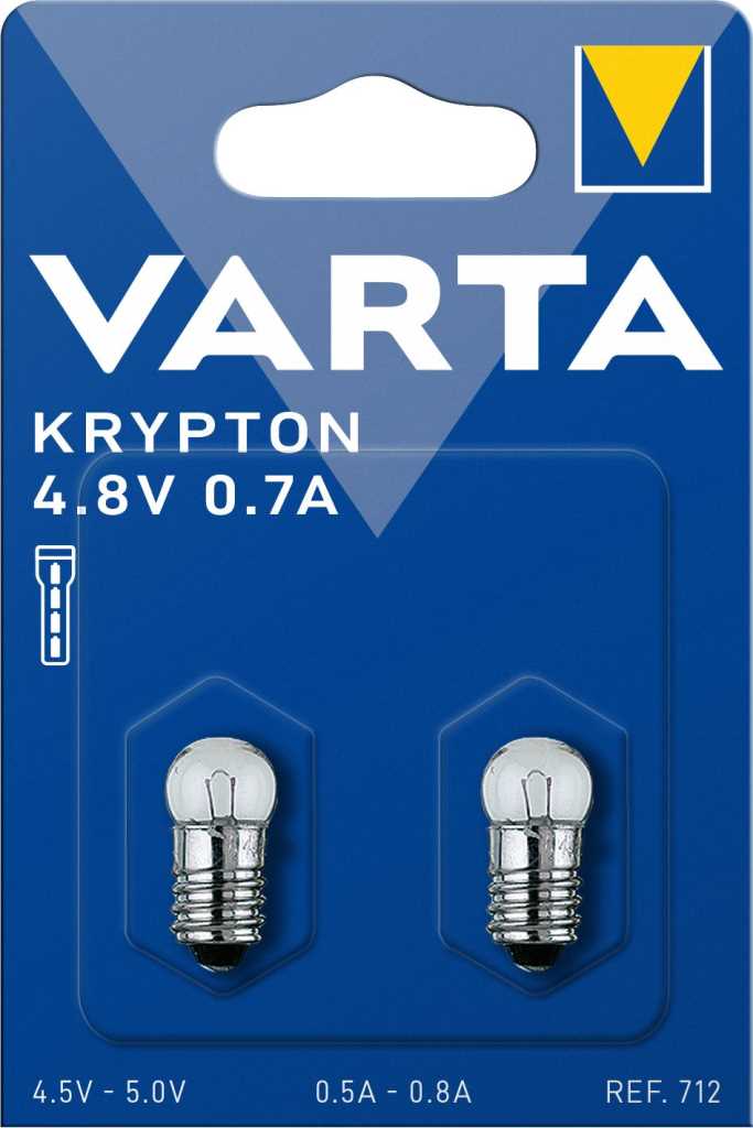 Bild von Varta 712 Krypton E10 4,8V 0,7A 2er Blister
