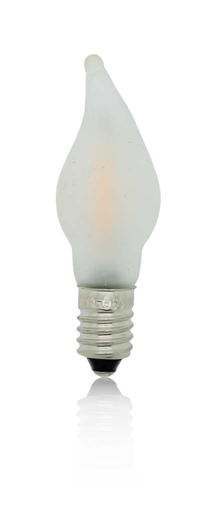 Bild von Filament LED Flammkerze 14-55V 0,1-0,2W matt warm-weiß