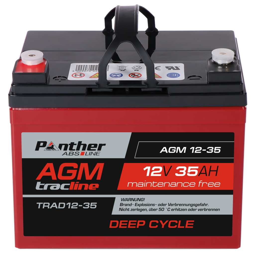 Bild von Panther tracline AGM Deep Cycle 12V 35Ah alternativ für MP36-12C