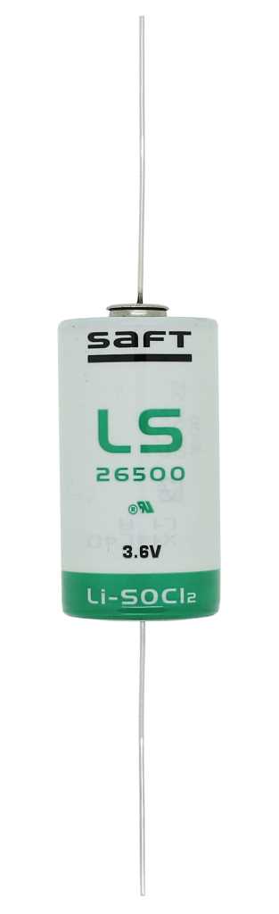 Bild von Saft Lithium LS26500 C 3,6V mit axialen Drähten