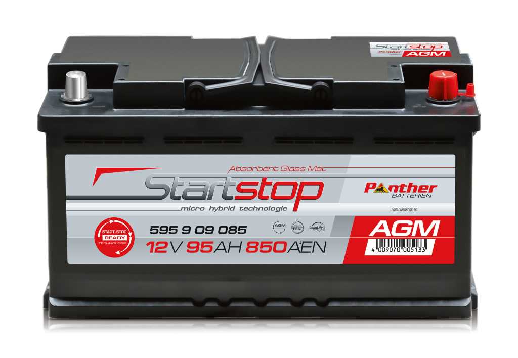 Bild von Panther Start-Stop AGM 59509 12V 95Ah 850A (EN)