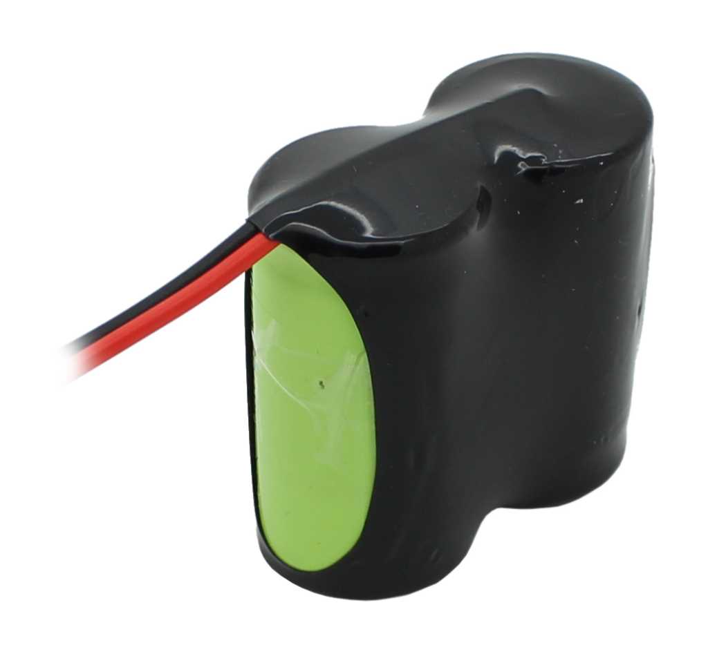 Bild von Notleuchtenakku NiMH 2,4V 4000mAh F1x2 Baby C mit 200mm Kabel einseitig