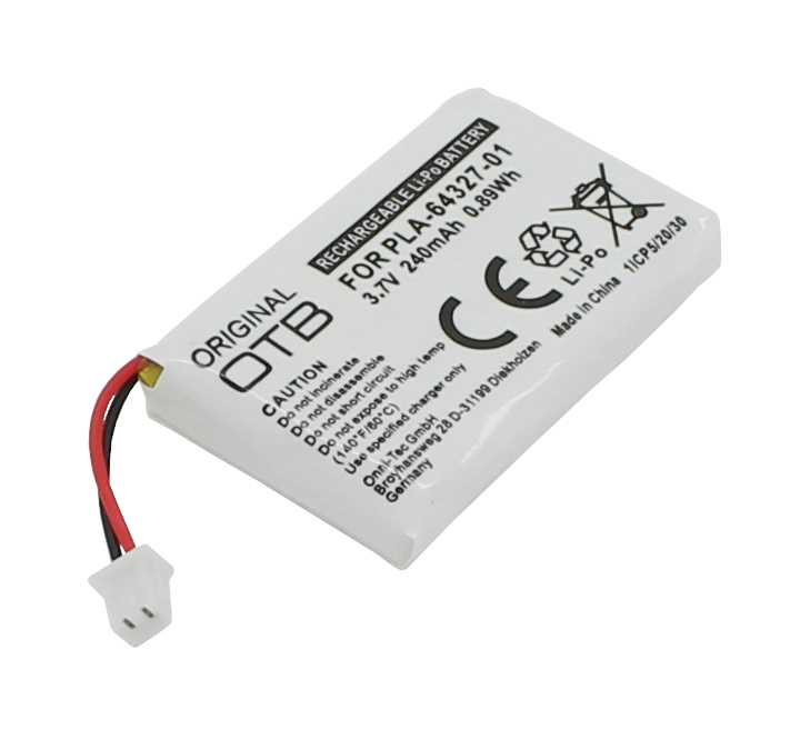 Bild von Headsetakku LiPoly 3,7V 240mAh ersetzt Plantronics 64399-01