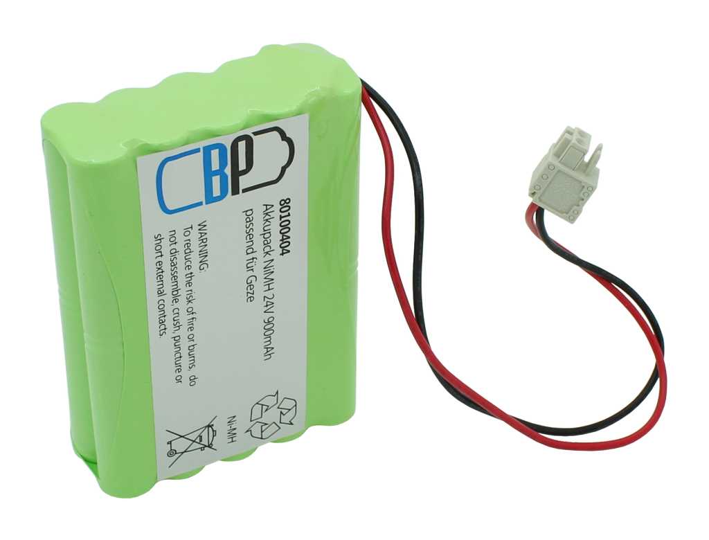 Bild von Akku für Türsteuerung NiMH 24V 900mAh passend für Geze EC Drive