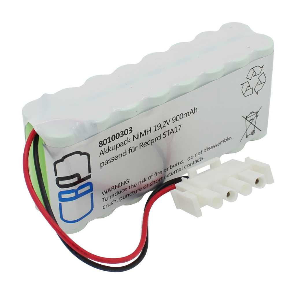 Bild von Akku für Türsteuerung NiMH 19,2V 900mAh passend für Dorma