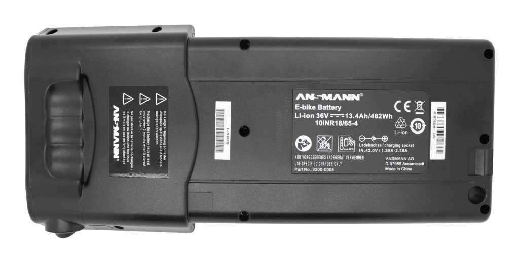 36V 13.6Ah eBike Akku für Ansmann KL36H53B,KL36H94B,KL36HS53B,KL36S92B.809