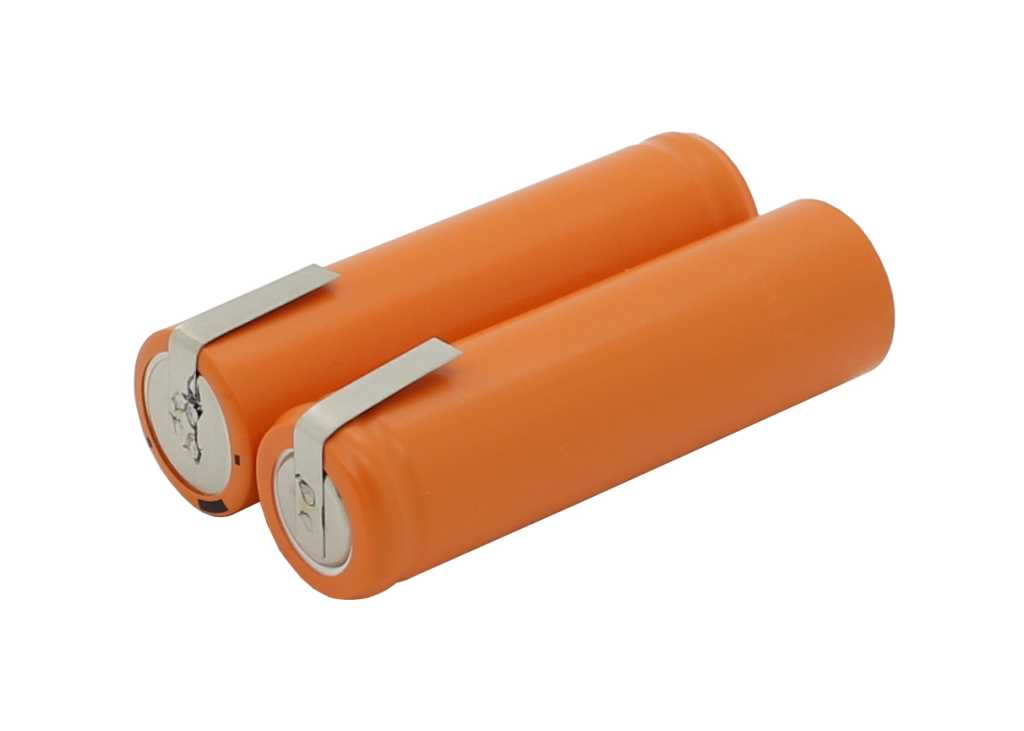 Bild von Rasiererakku NiMH 2,4V 1500mAh mit Lötfahnen passend für Braun 7504