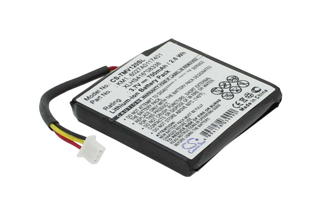 Bild von PDA-Akku LiIon 3,7V 700mAh ersetzt TomTom 6027A0117401